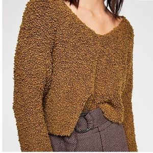 Free People Popcorn Pullover - Green - XS